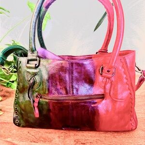 Bed Stu famous Rockababy satchel Spring Medow colorway Leather Women's Bag